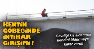 KENTİN GÖBEĞİNDE İNTİHAR GİRİŞİMİ