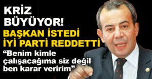 "KİMİNLE ÇALIŞACAĞIMA BEN KARAR VERİRİM"