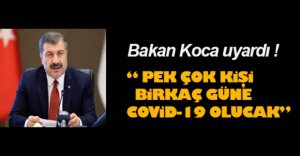 KOCA'DAN ENDİŞELENDİREN UYARI