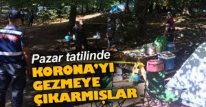 KORONAYI GEZMEYE ÇIKARMIŞLAR