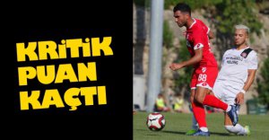 KRİTİK PUAN KAÇTI