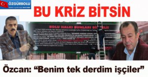 BU KRİZ BİTSİN!