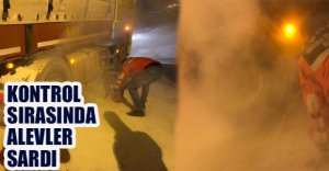 LASTİKLERİ TUTUŞTU