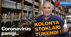 LİMON KOLONYASI STOKLARI TÜKENDİ