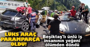 LÜKS CİP HURDAYA DÖNDÜ