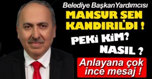 MANSUR ŞEN'DEN ÇOK İNCE MESAJ !