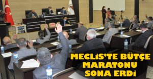 MECLİS’TE BÜTÇE MARATONU SONA ERDİ