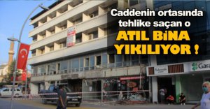 MENEKŞE OTEL YIKILIYOR