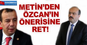 FATİH METİN TEŞEKKÜR ETTİ, GERİ ÇEVİRDİ