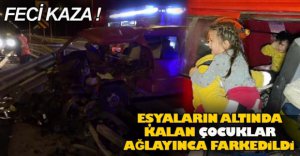 MİNİBÜS PARAMPARÇA OLDU