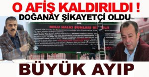 O AFİŞ KALDIRILDI