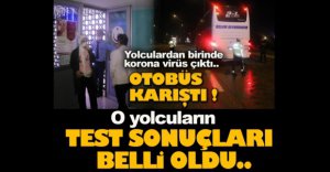 O YOLCULARIN TEST SONUÇLARI BELLİ OLDU