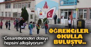 ÖĞRENCİLER OKULLA BULUŞTU