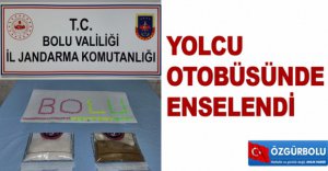 YOLCU OTOBÜSÜNDE ENSELENDİ