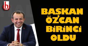 TANJU ÖZCAN BİRİNCİ OLDU