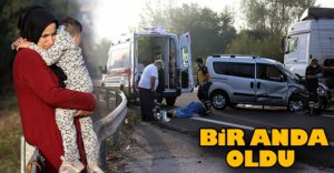 PARK HALİNDEKİ OTOMOBİLE ÇARPTI