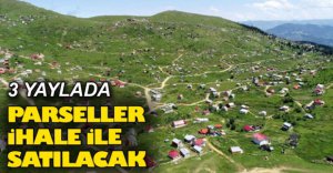 PARSELLER İHALE İLE SATILACAK