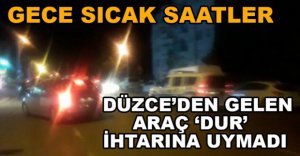 SÜRÜCÜ POLİSTEN KAÇAMADI