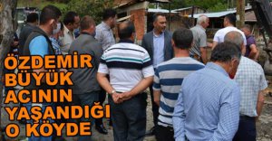 RASİM ÖZDEMİR ACILI AİLENİN YANINDA