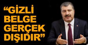 SAĞLIK BAKANI UYARDI