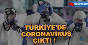 CORONAVİRÜS TÜRKİYE'YE BULAŞTI
