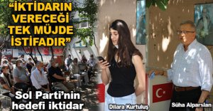 SOL PARTİ'NİN HEDEFİ İKTİDAR