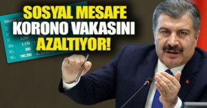 SOSYAL MESAFE KORONO VAKASINI AZALTIYOR