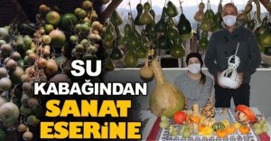SU KABAĞINDAN SANAT ÇIKARIYOR