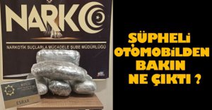 ŞÜPHELİ OTOMOBİLDEN BAKIN NE ÇIKTI