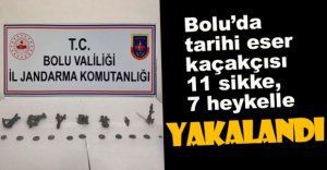 TARİHİ ESER KAÇAKÇILARI YAKALANDI