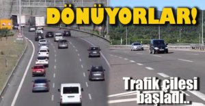 TATİLCİLER DÖNÜYORLAR..