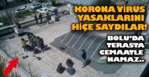 TERASTA CEMAATLE NAMAZ KILDILAR !