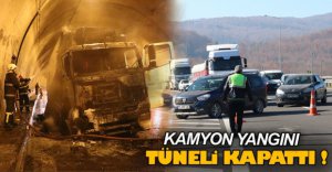 TÜNELDE ALEV ALEV YANDI