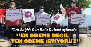 TÜRK SAĞLIK-SEN ÇALIŞANLARI EYLEMDE