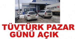 TÜVTÜRK İSTASYONU PAZAR GÜNÜ ÇALIŞACAK