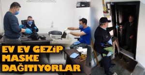 ÜCRETSİZ MASKE VE KOLONYA DAĞITIYORLAR