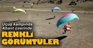 UÇUŞ KAMPINDA RENKLİ GÖRÜNTÜLER