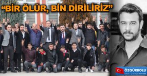 ÜLKÜCÜLER ŞEHİT ÇAKIROĞLU'NU ANDI