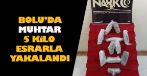 UYUŞTURUCU KAÇIRAN MUHTAR YAKALANDI