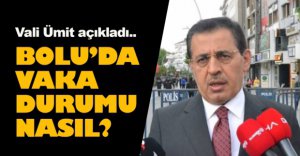 VALİ ÜMİT'TEN VAKA SAYISIYLA İLGİLİ AÇIKLAMA