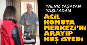 YALNIZLIĞINI KUŞLARLA PAYLAŞACAK