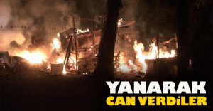 YANAN KÜMESİN İÇİNDE CAN VERDİLER