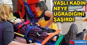 YAŞLI KADINA CİP ÇARPTI