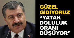 "YATAK DOLULUK ORANI DÜŞÜYOR"