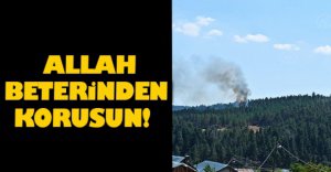 YAYLADA KORKUTAN YANGIN..