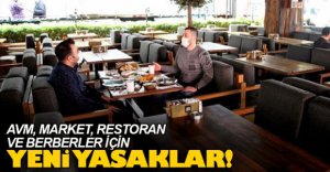 YENİ YASAKLAR GELDİ!