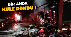 YOL ORTASINDA ALEV ALEV YANDI