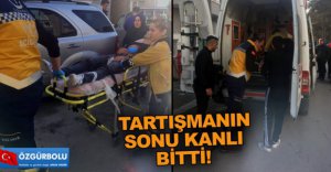 YOL ORTASINDA BIÇAKLAYIP KAÇTI