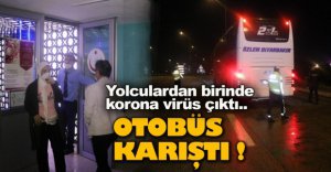 YOLCU OTOBÜSÜNDE ORTALIK KARIŞTI