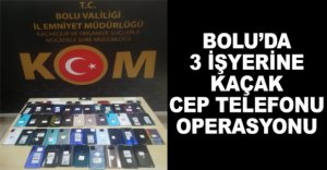 BOLU'DA 3 İŞYERİNE OPERASYON